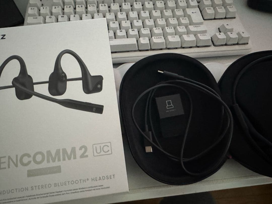 イヤホン Shokz OpenComm2 UC 2025 Upgrade