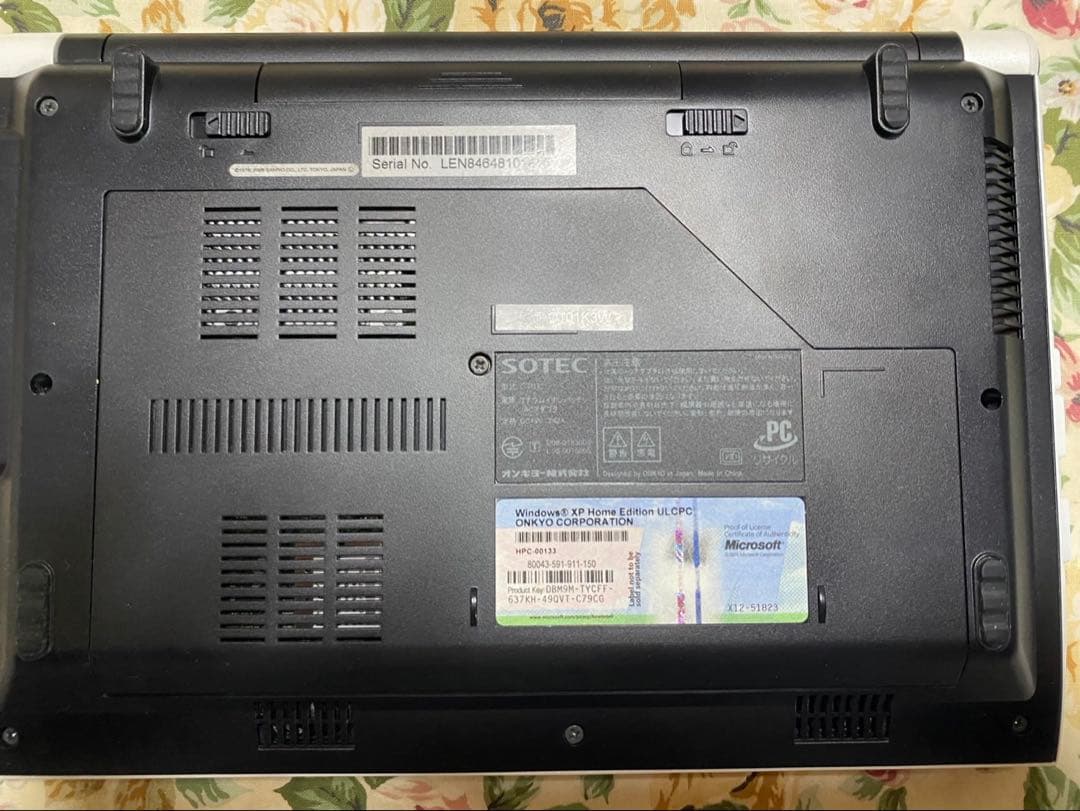 《極希少✨️》未使用動作確認済SOTECハローキティノートPCWindows XP