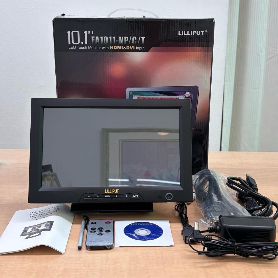 美品◆LILLIPUT／FA1012－NPCT10.1インチ容量性タッチモニター