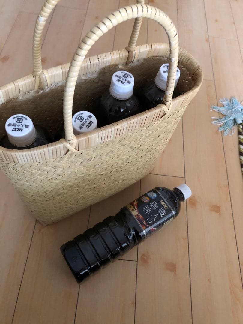 最終値下げ！新品♪　鳥越竹細工　おしゃれバッグ　手提げかご