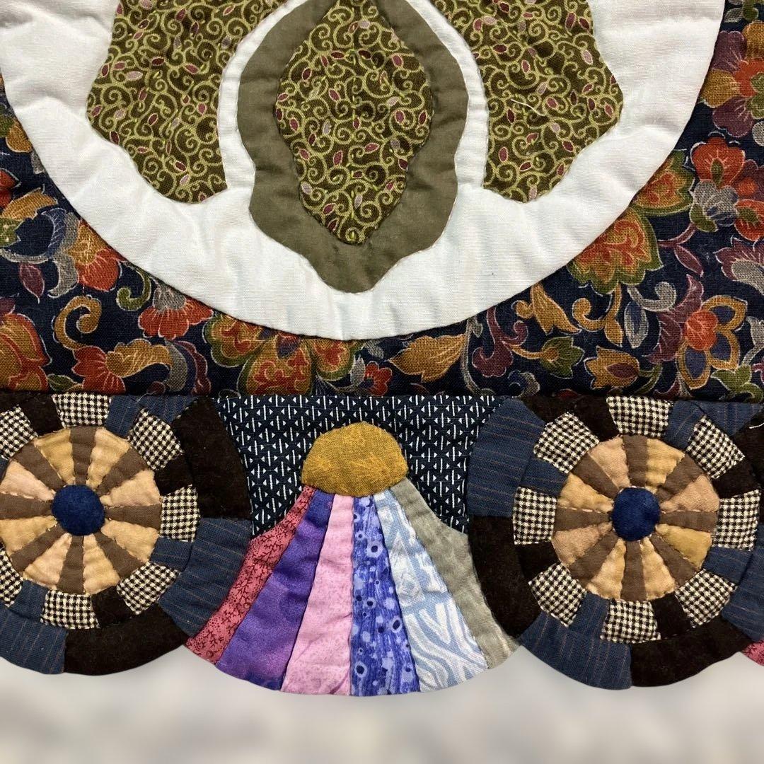 m*u様 新品　家紋のモチーフ パッチワークキルト　タペストリー他　127cmx