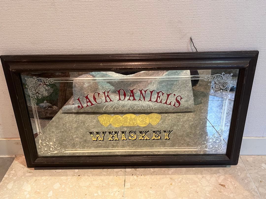 Jack Daniel's ジャックダニエルパブミラー　希少アンティーク USA