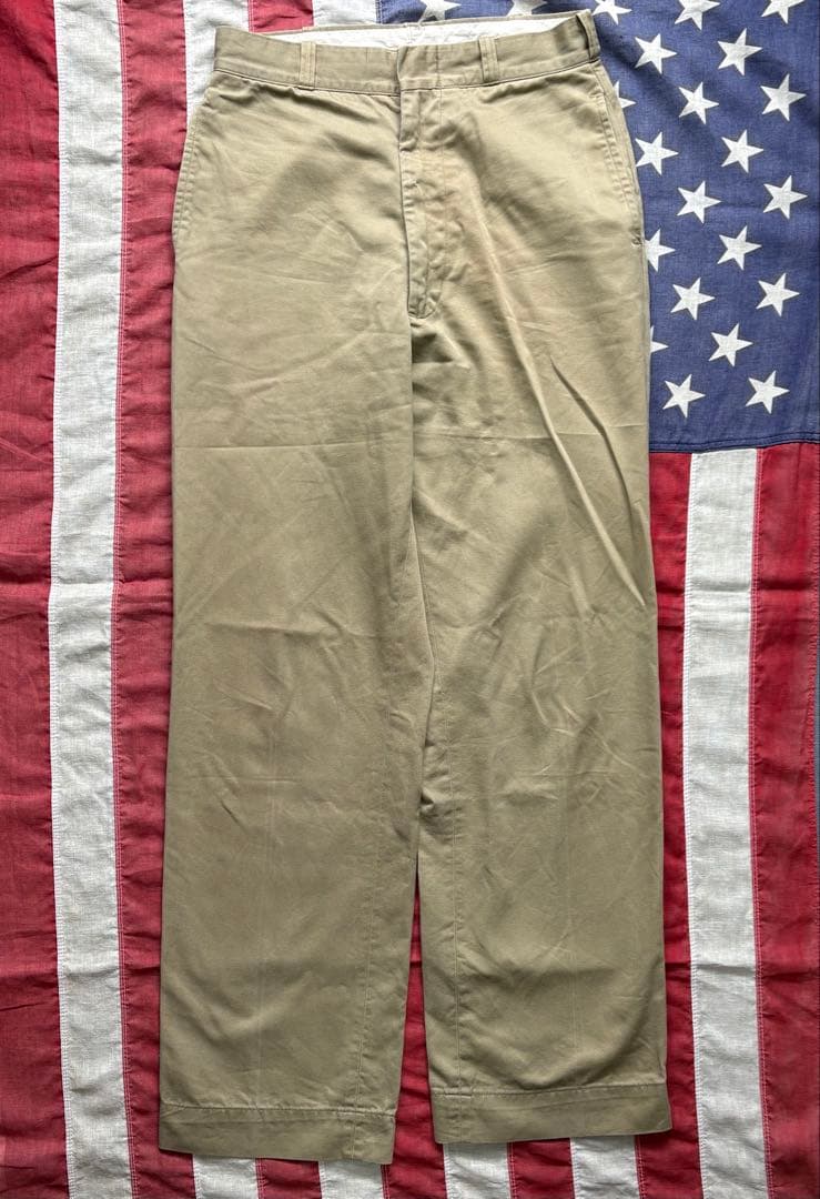 60s u.s.army アーミーチノ トラウザー コットン ミリタリー