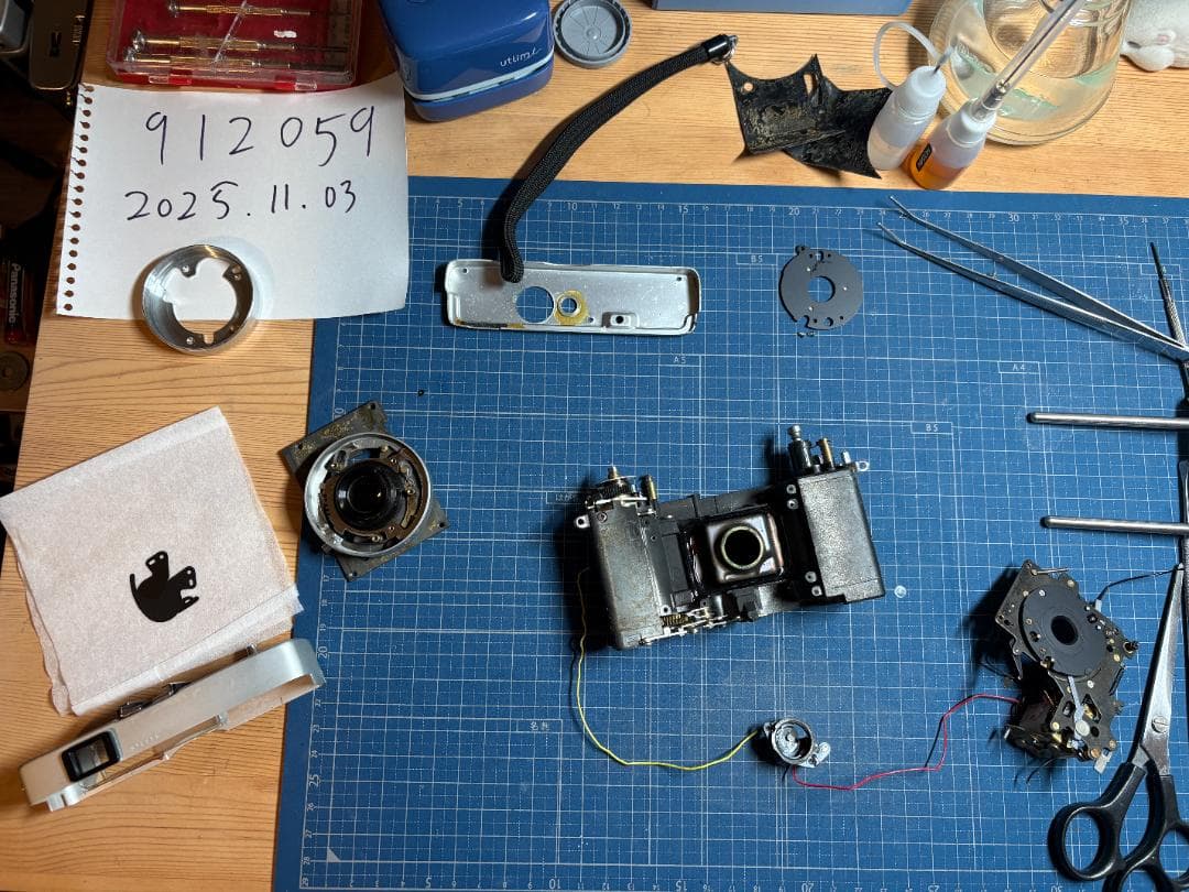 （kiki）Konica C35 flash matic バーガンディ