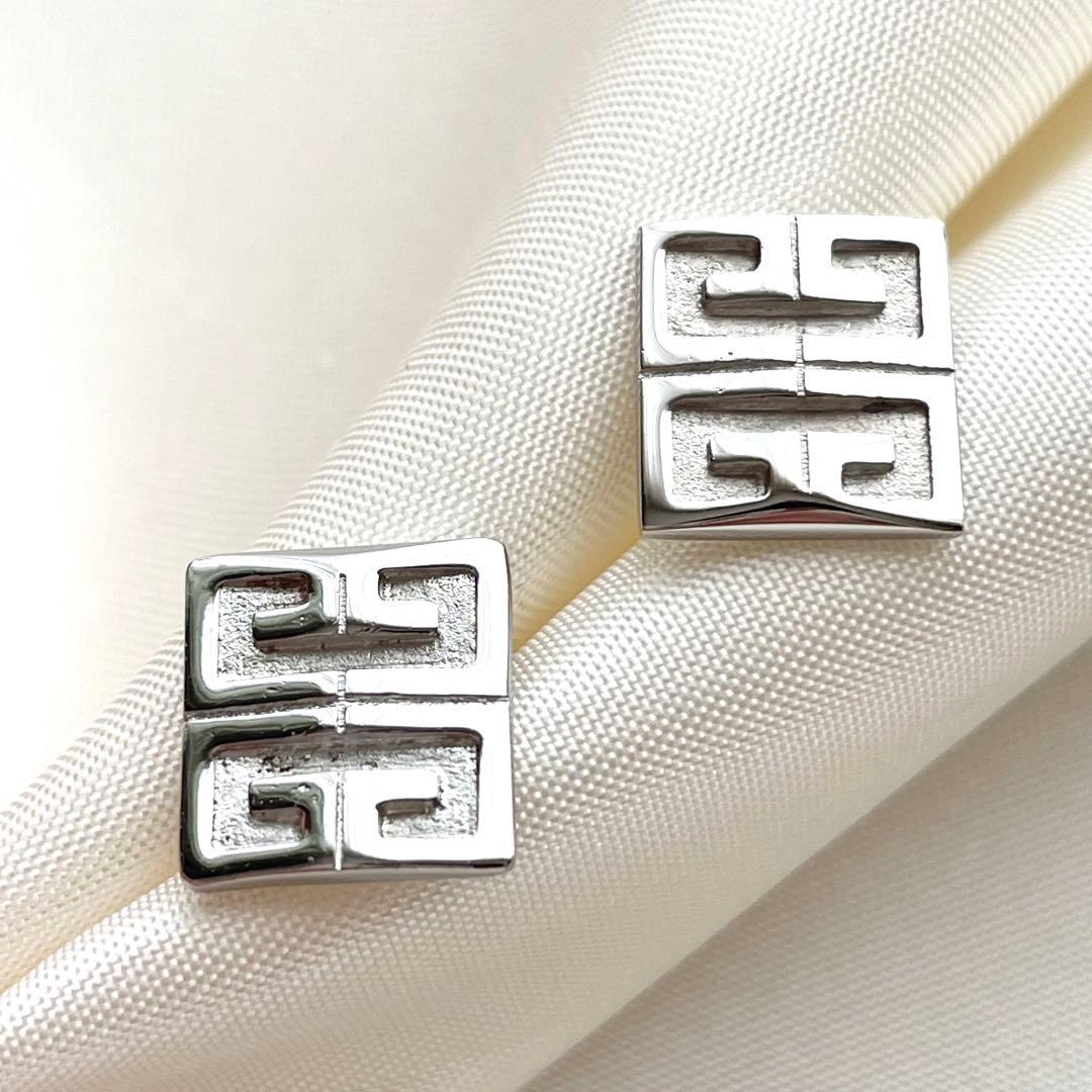GIVENCHY ジバンシー　ロゴ　4G ピアス　シルバー　メンズ　レディース