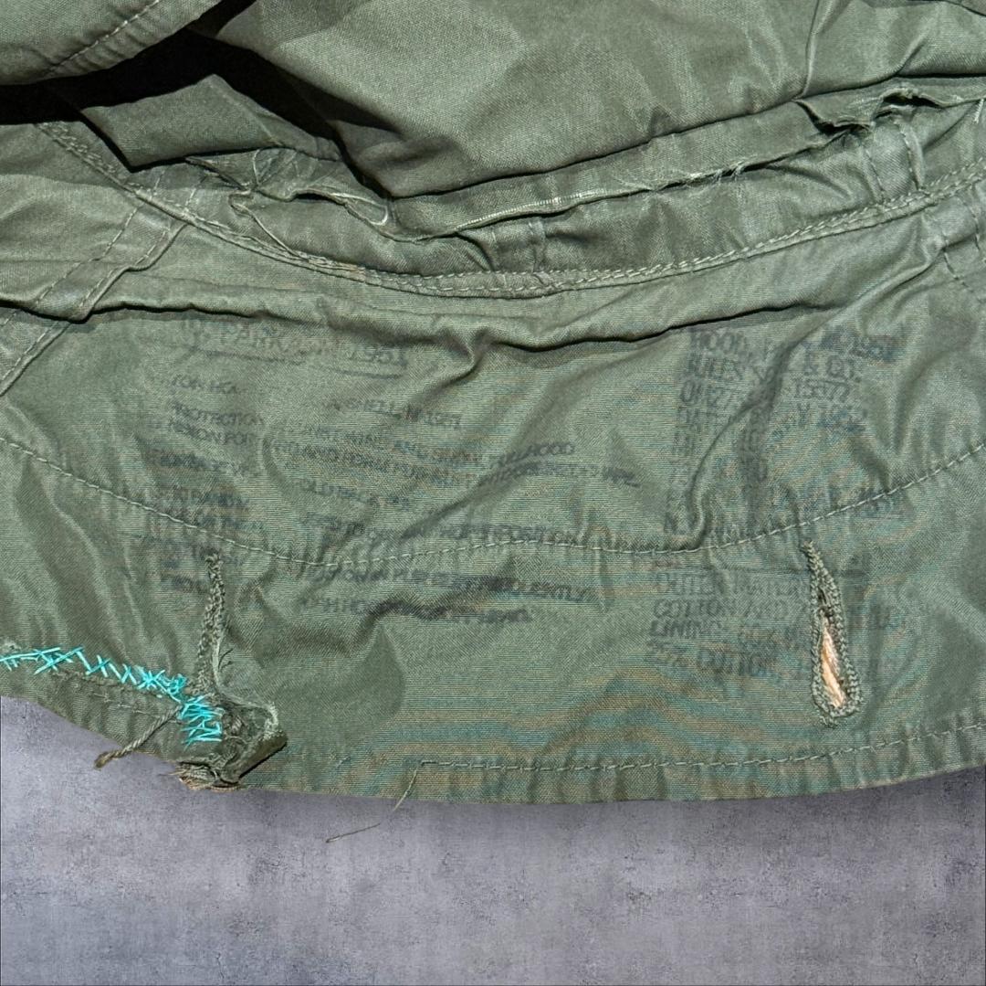 米軍 M51 フィールドパーカー モッズコートフルセット リアルファー　M65