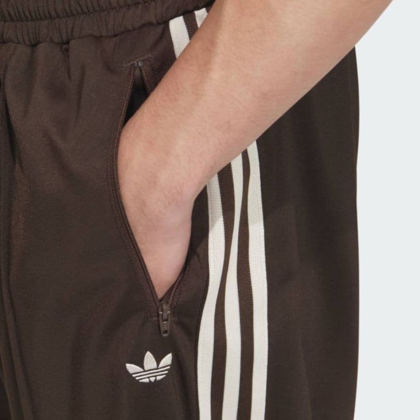 アディダスオリジナルス　ベッケンバウアー　トラックパンツ　ブラウン　Lサイズ