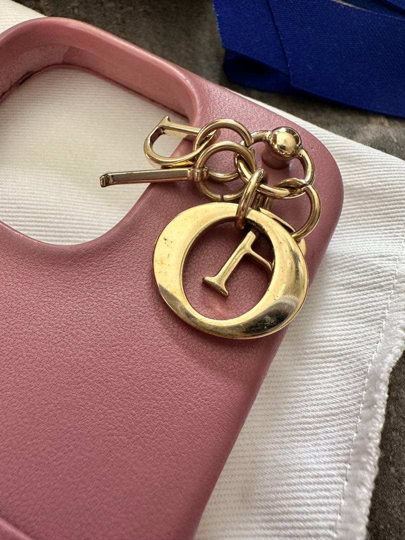 Christian Dior キルティングiPhone14Proケース