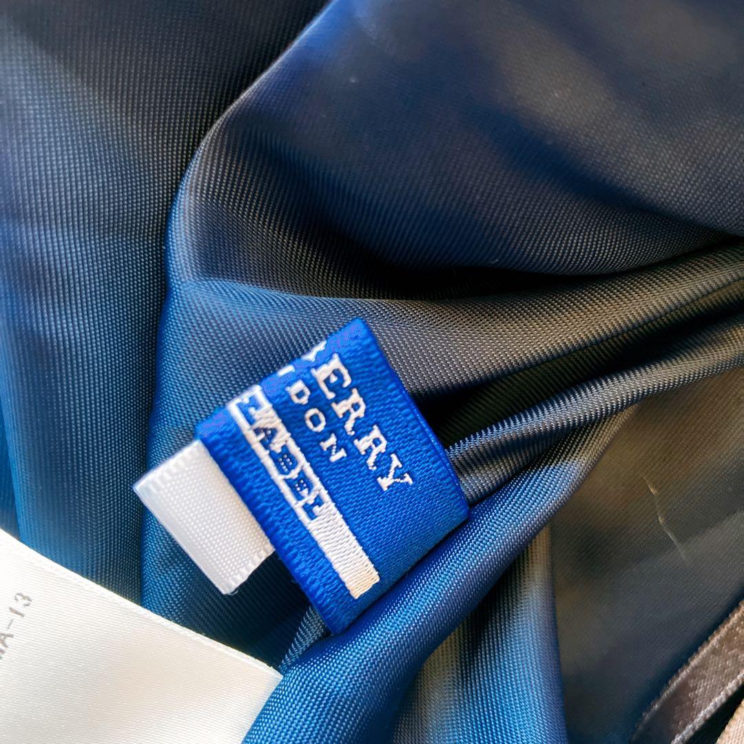 バーバリー ブルーレーベル BURBERRYフリル ミニスカート ノバチェック柄