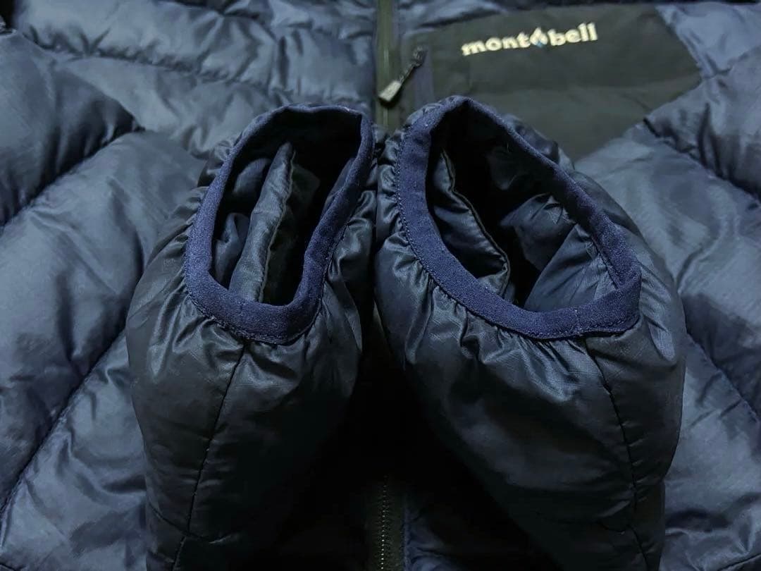 モンベル 1101492 コロラドパーカ リバーシブル ダウンジャケットL黒x紺