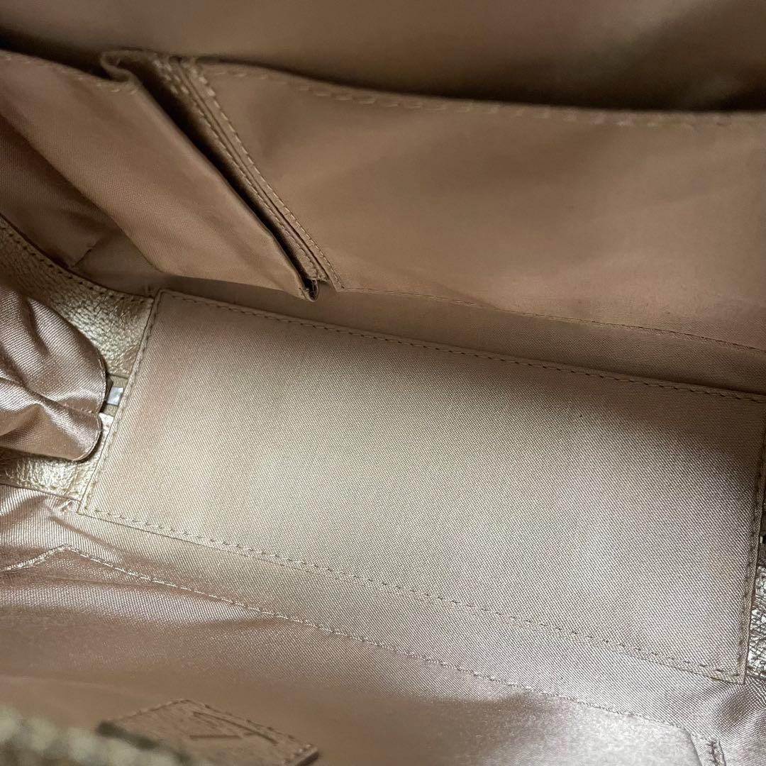 ⭐️未使用⭐️ 土屋鞄製造所　オペラバッグ　ハンドバッグ　シャンパンゴールド