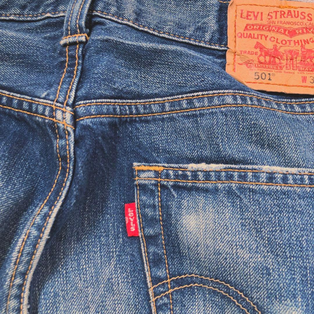 リーバイス　501 キムタク W33 L32 08501-01 ヒゲ　L