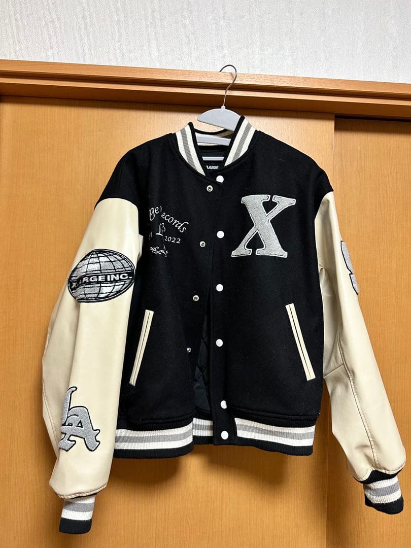 【同色同サイズ1点のみ！】XLARGE スタジャン ブラック 2023
