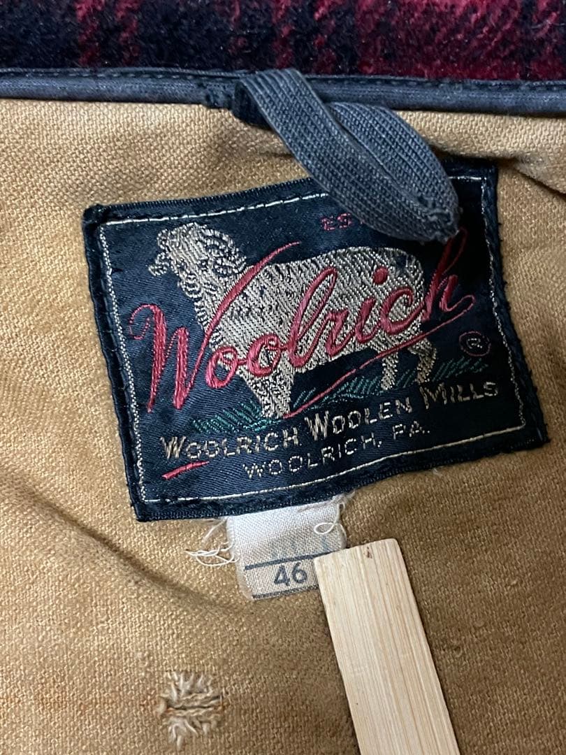 希少 40s 50s Woolrich ハンティング コート ジャケット46