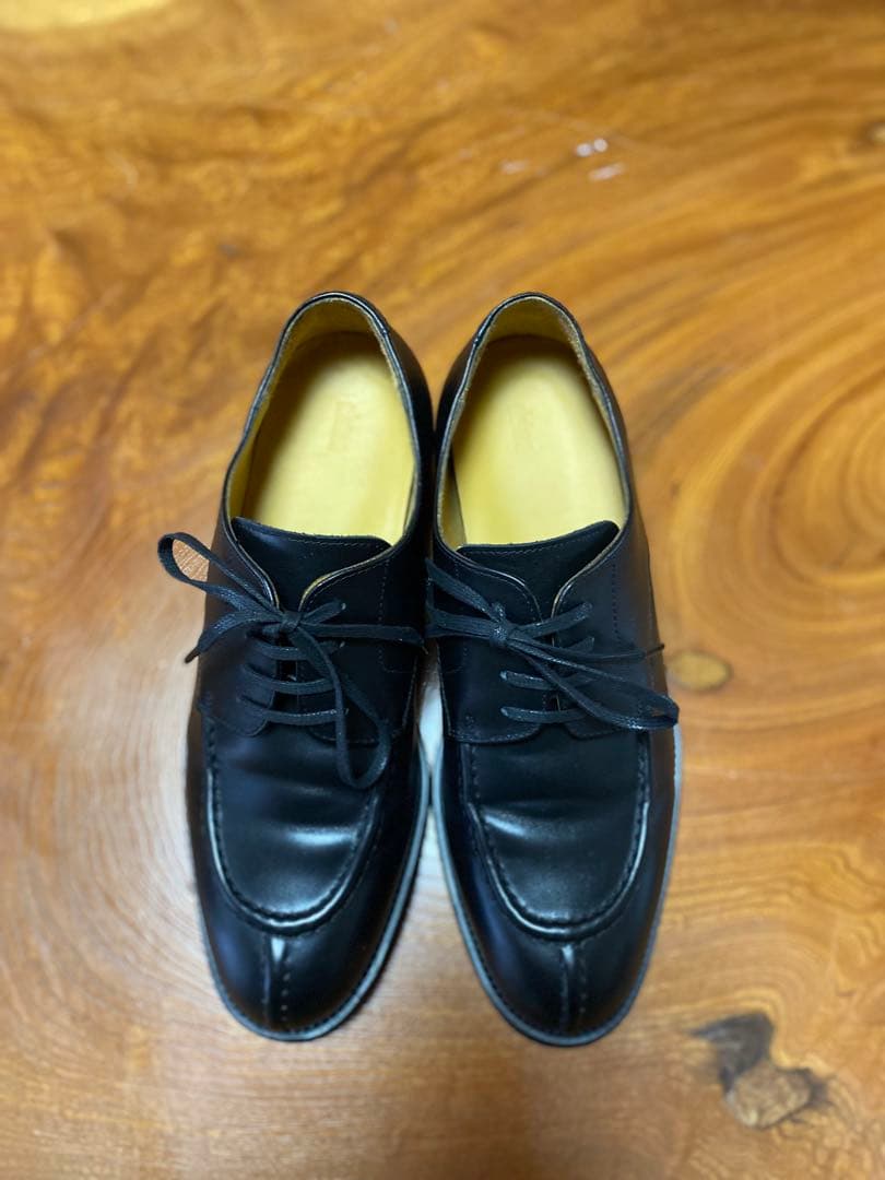 【完売品】【未使用級】shiun シウン uチップ ダービーシューズ