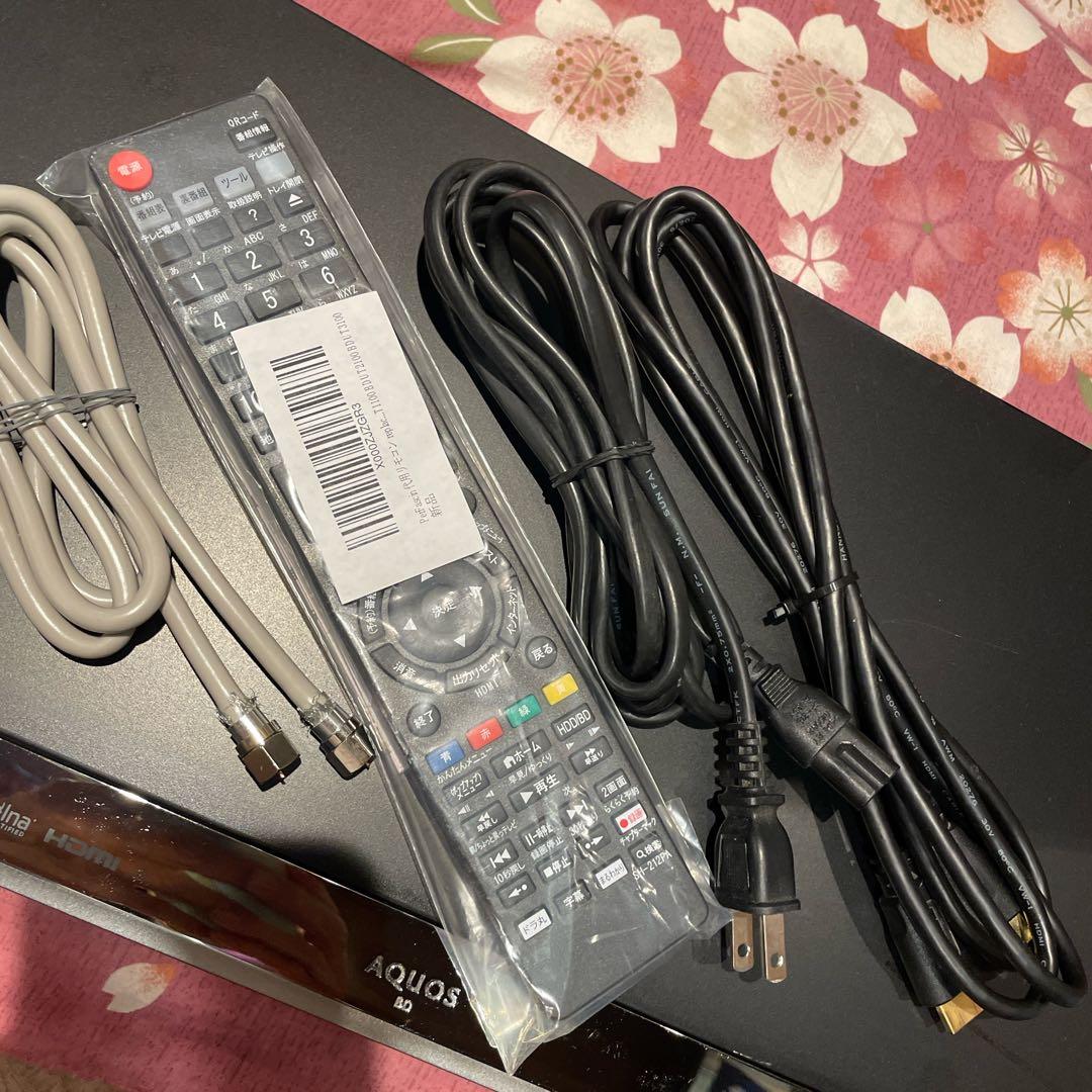 シャープ BD-W1800 12倍録 1TB 新品BDリモ等付フル装備 完動品！