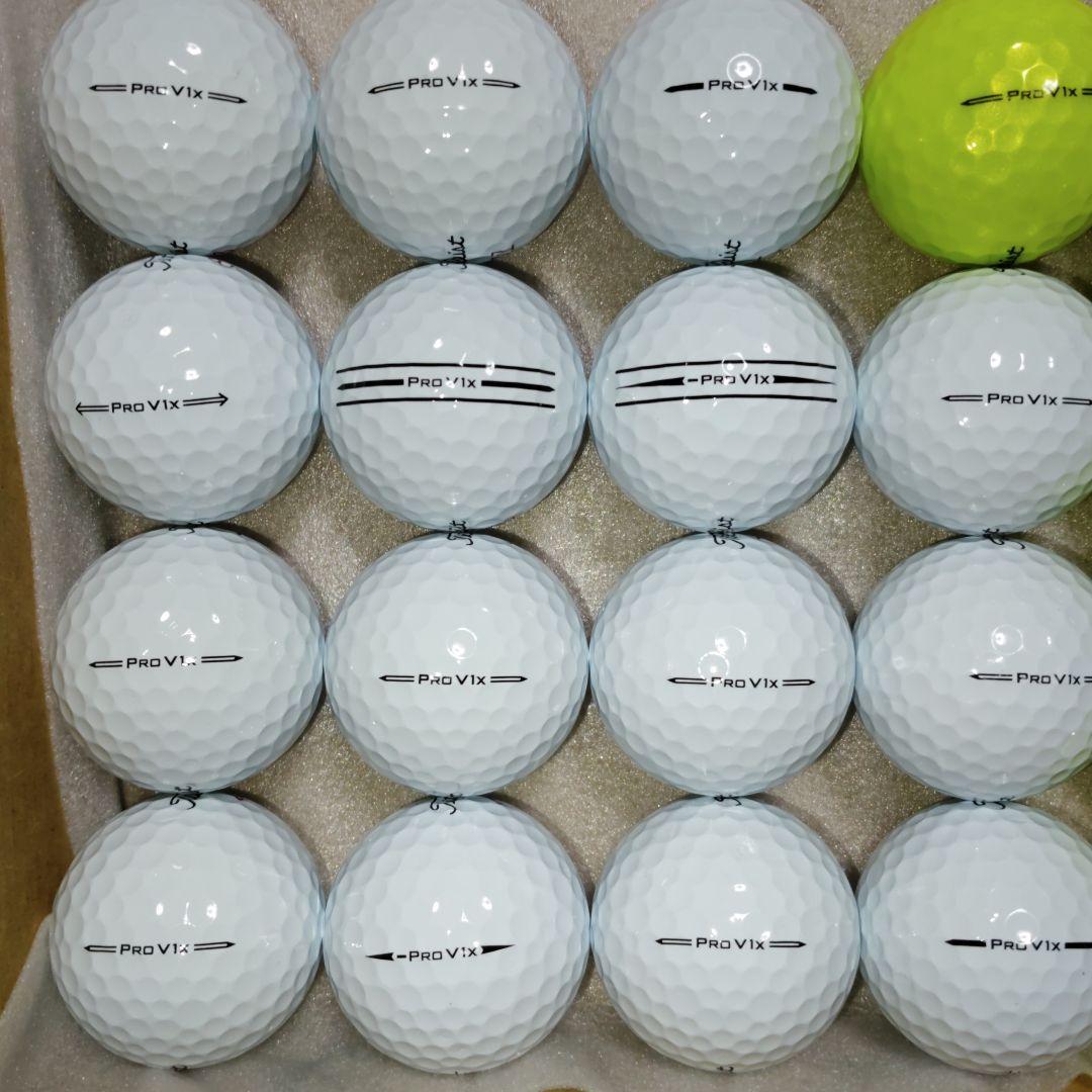 【超超美品!!】タイトリスト PROV1X ロストボール ゴルフボール 24球