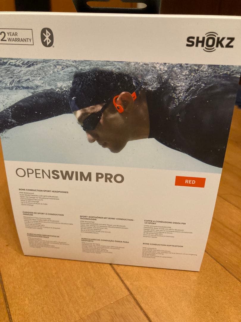 保証書付き SHOKZ OPEN SWIM PRO 骨伝導イヤフォン