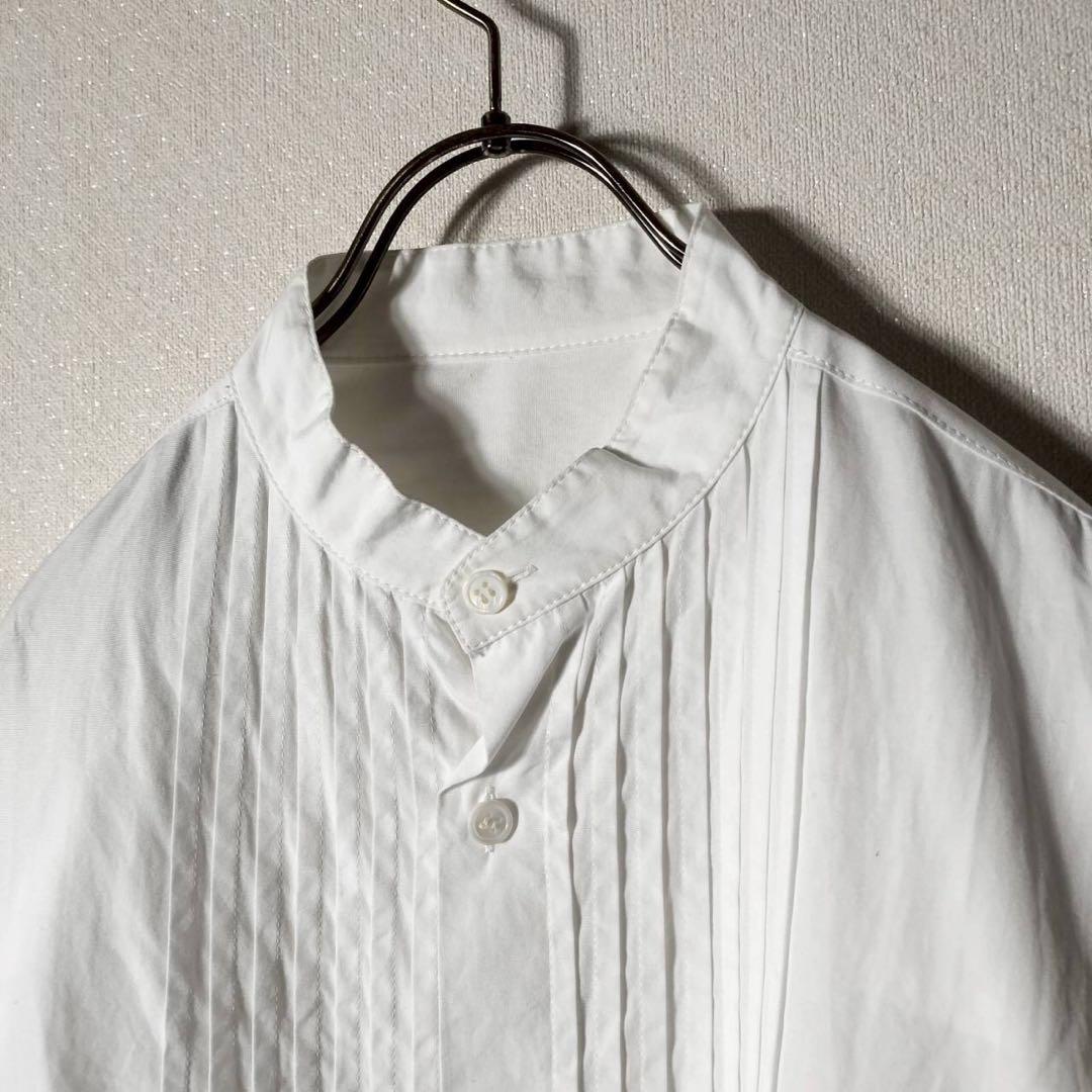 ワイズ Y's ヨウジヤマモト ロングワンピース ノーカラー フリル プリーツ