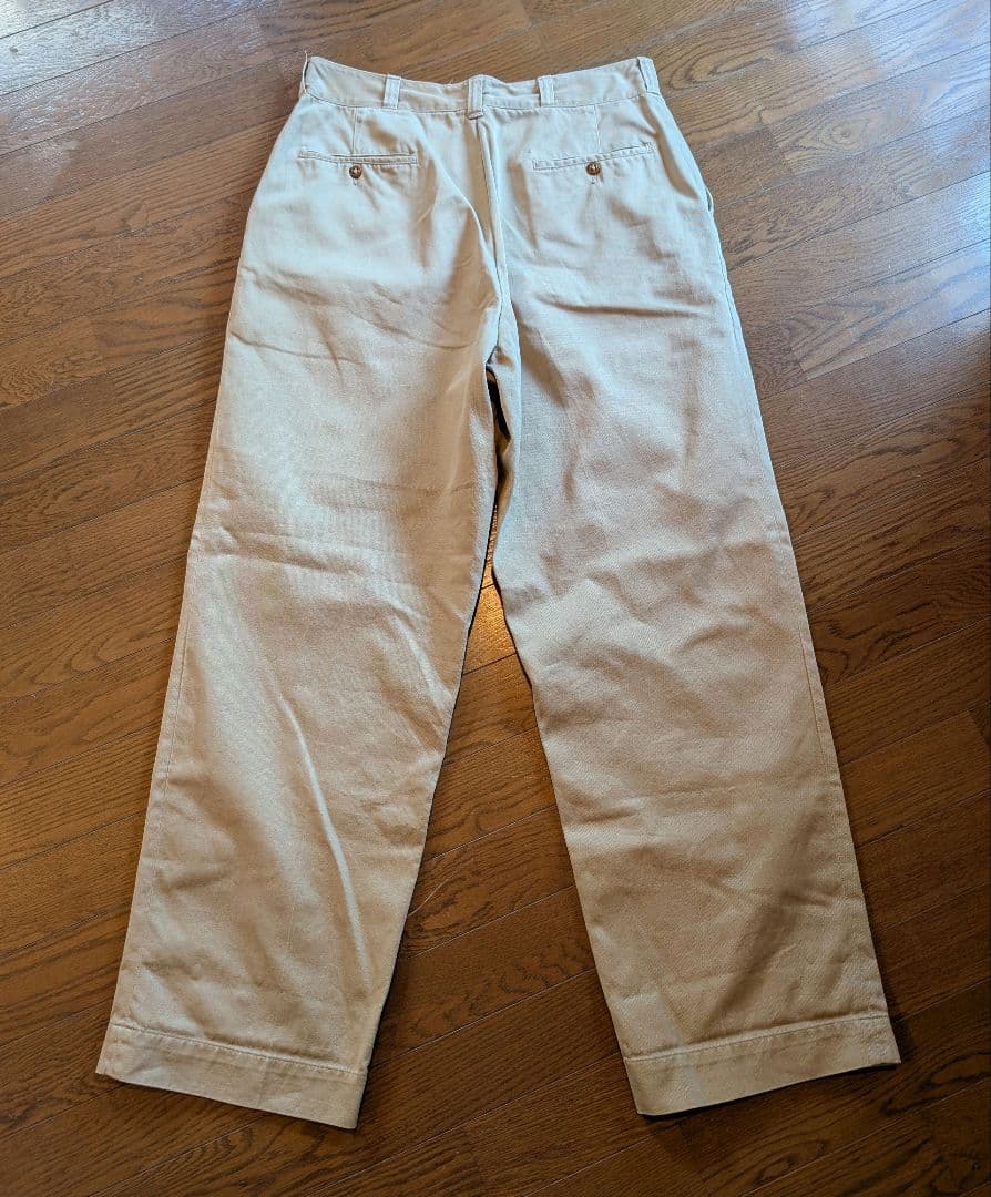 1954 US ARMY チノパンツ 50s 実寸33/30
