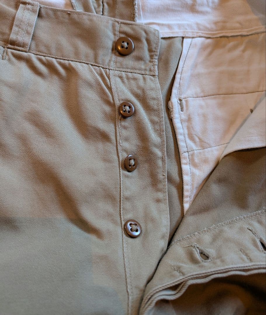 1954 US ARMY チノパンツ 50s 実寸33/30