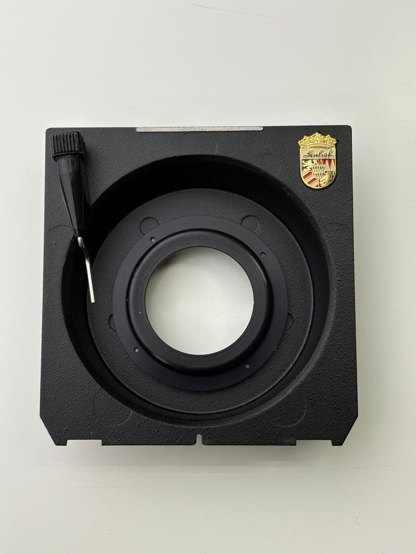 フィルムカメラ Linhof 4x5 recessed Lens board copal 0