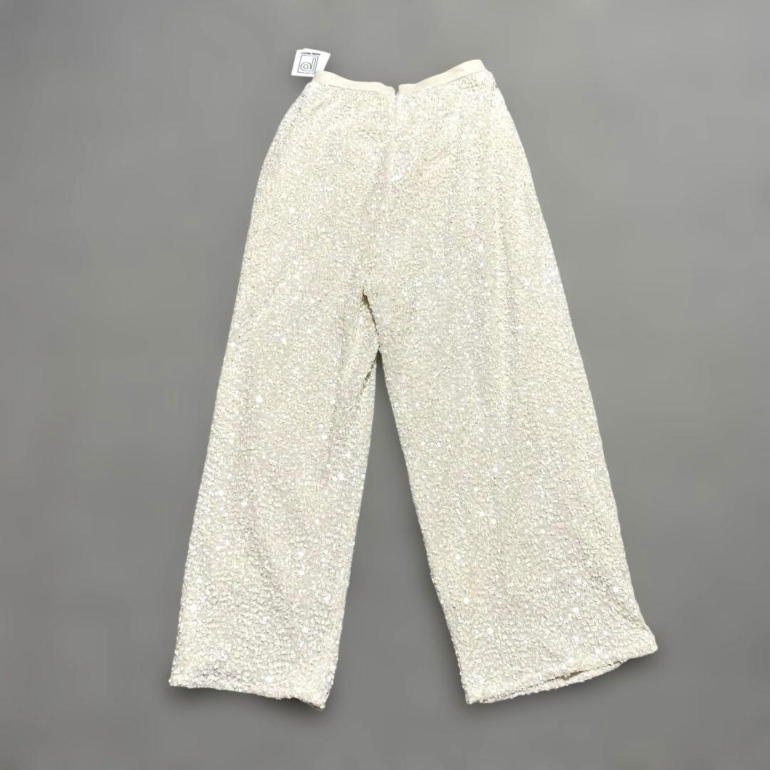 スパンコールワイドパンツ