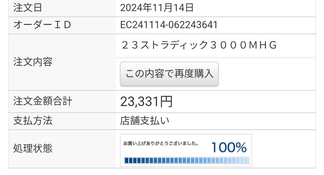 23ストラディック3000mhg