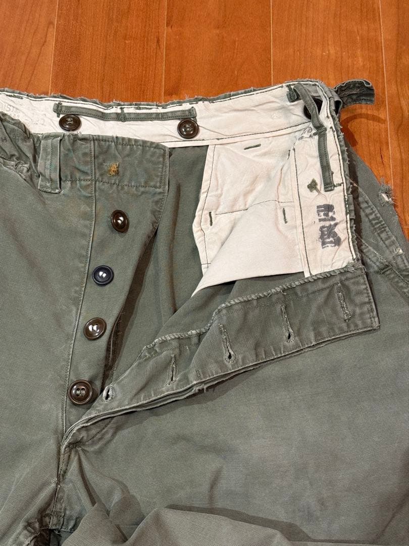 格安 40s US ARMY M45 フィールドパンツ W32 L32