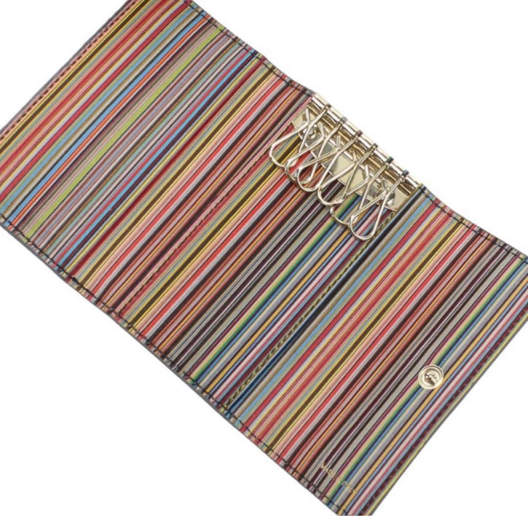 新品　ポールスミス　キーケース　Paul Smith  グレーM1A1981