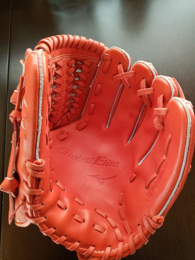 Mizuno Global Elite 軟式グローブ オレンジ