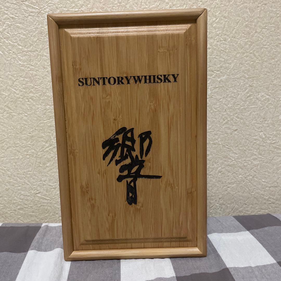 SUNTORY 竹製ウイスキーケース空箱