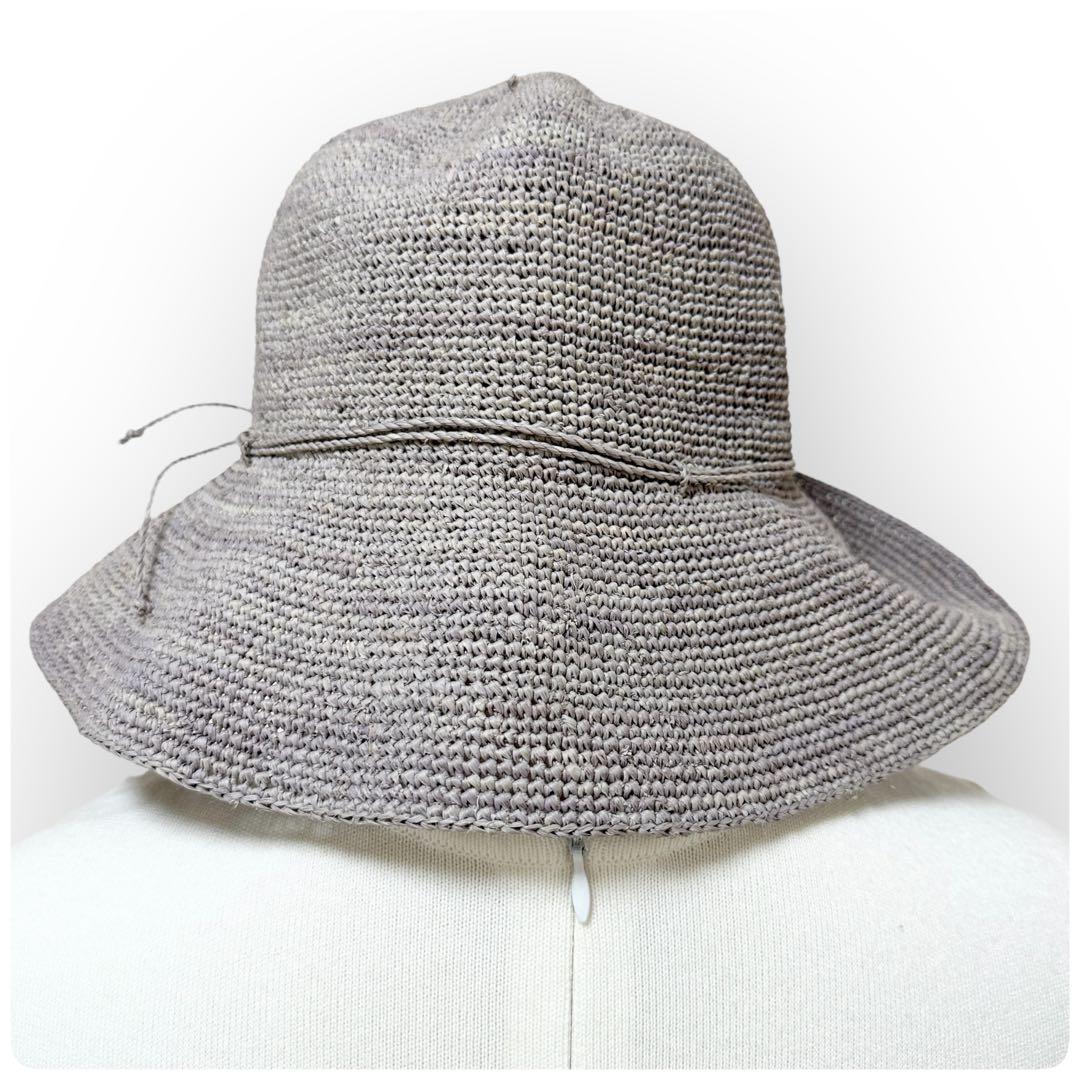 HELEN KAMINSKI ヘレンカミンスキー ラフィアハット グレージュ