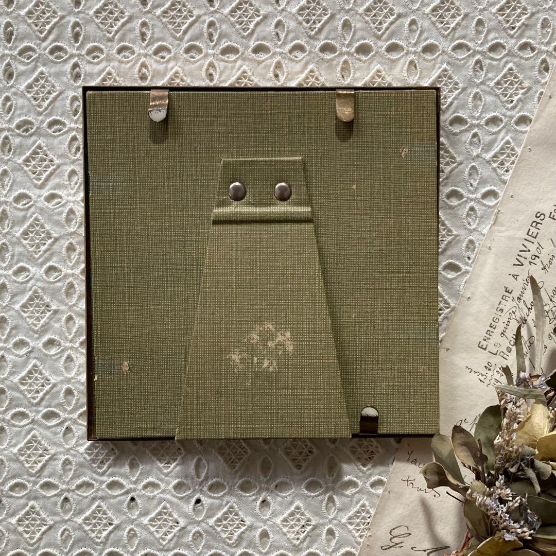 アンティークフレームE★1920年代超希少MAJ LINDMANツリーカード入り