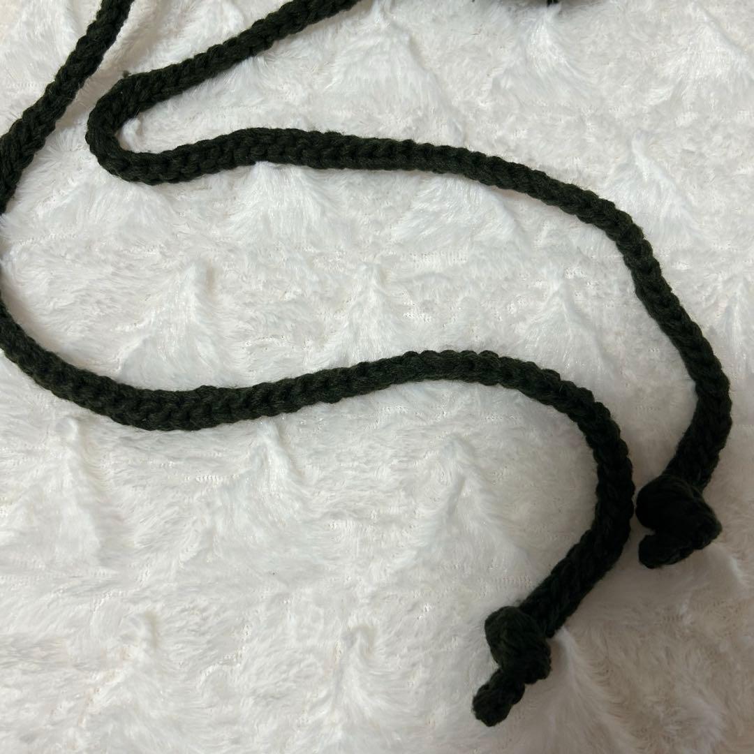 rurumu: 縷縷夢兎 うさ耳ニット帽 カーキ