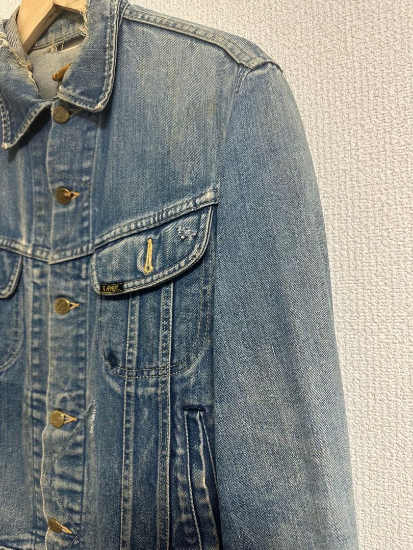 【70s抜群】Lee101-Jライダース デニムジャケット