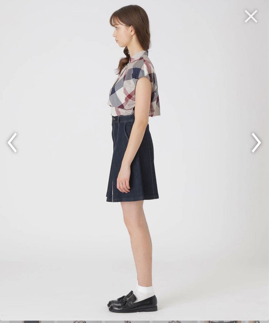 BLUE LABEL CRESTBRIDGE デニムミニスカート