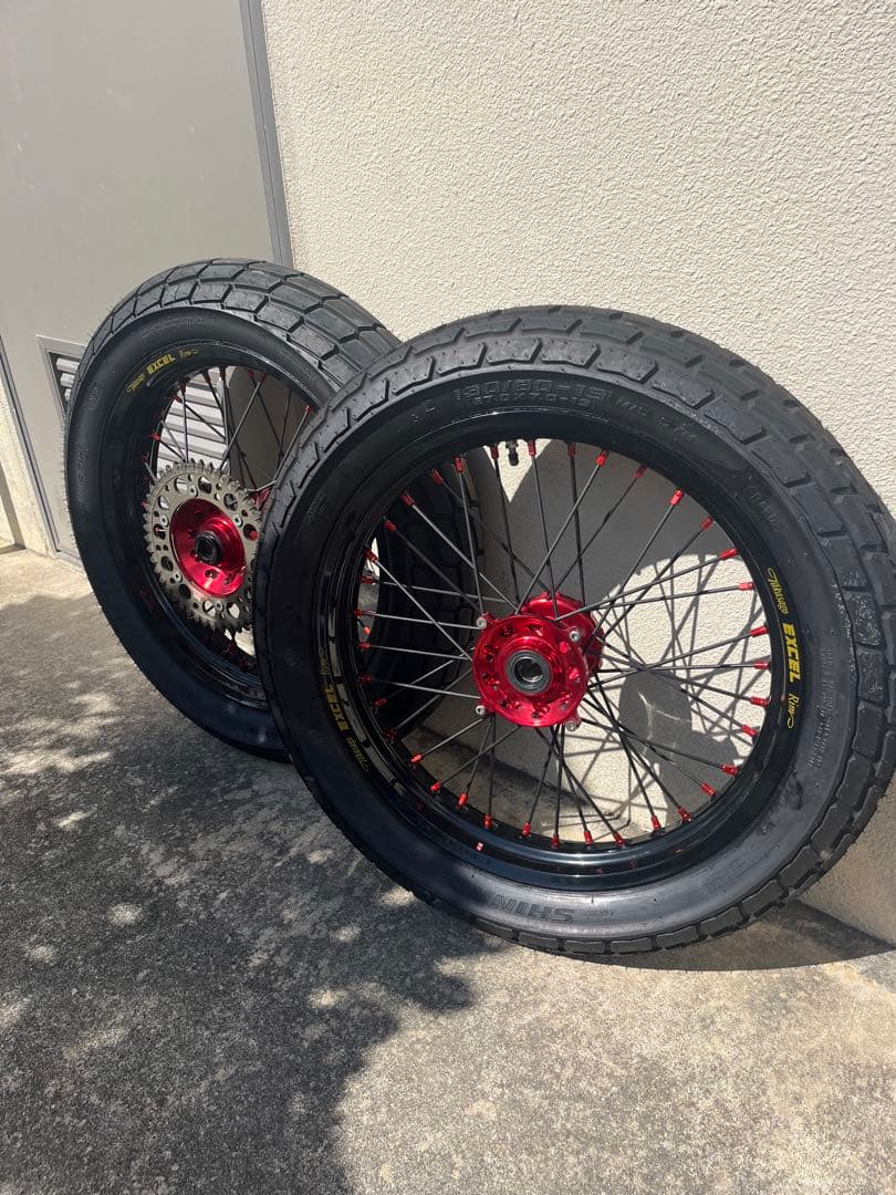 ハスクバーナ　ホイールタイヤセット　送料込み！