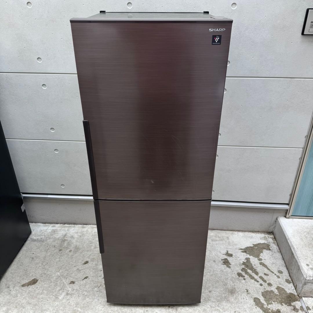 236⭐️2019年製★シャープ　冷蔵庫　大型　ブラウン　280L 一人暮らし