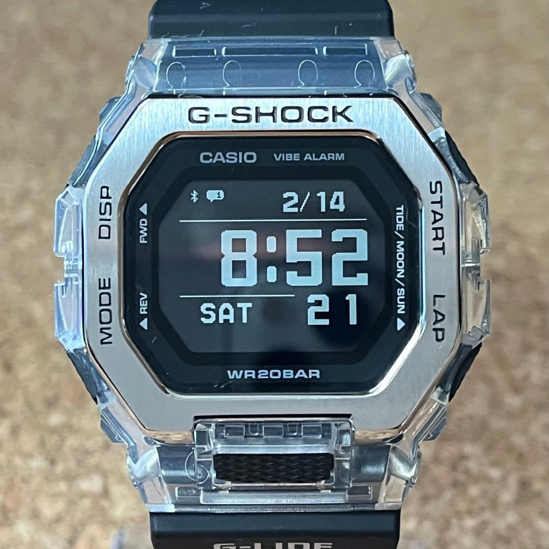美品カシオGーSHOCK/GーLIDE/GBXー100Sー1JF