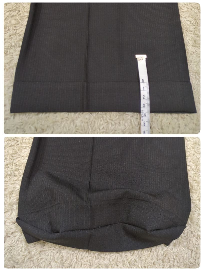 【希少】ジョルジオアルマーニ　スーツセットアップ　シルク混　XL　ストライプ