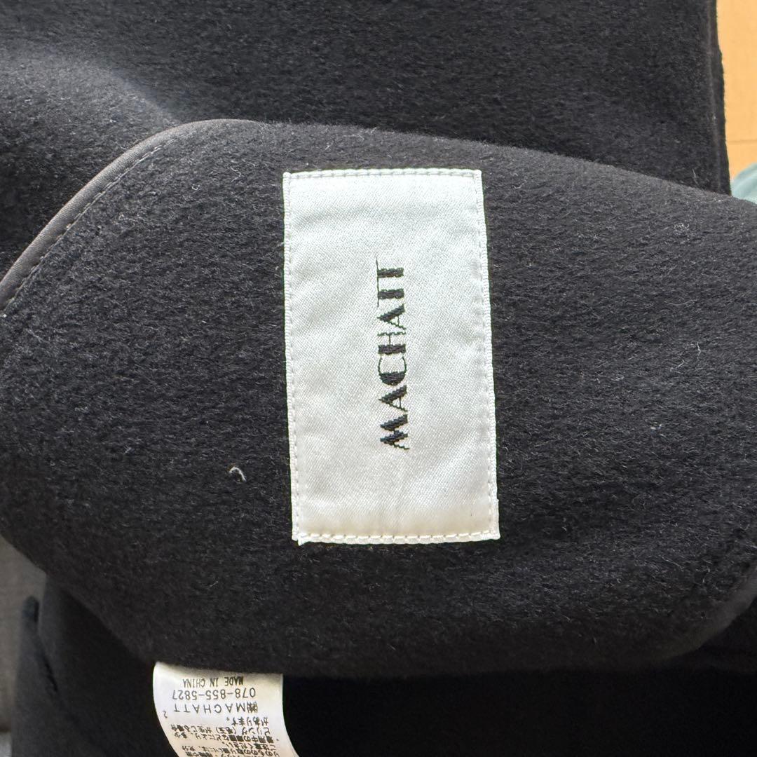 【美品】machatt リバーウールベスト ブラック