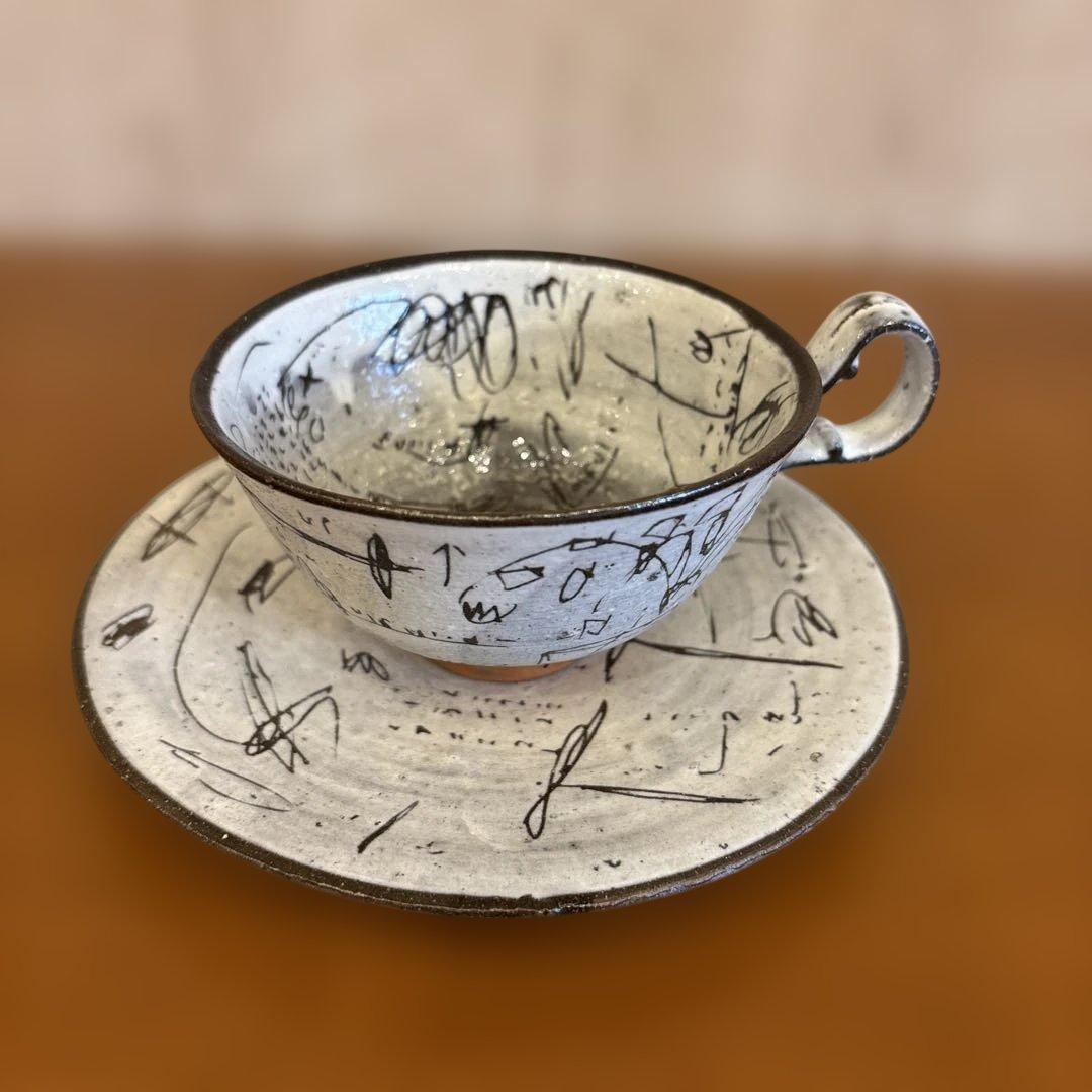 内田鋼一氏作 カップ＆ソーサー