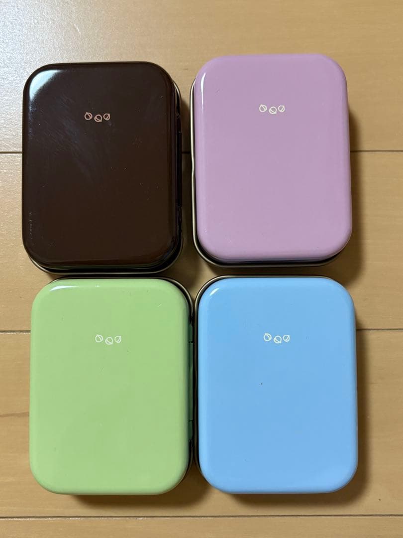 鎌倉紅谷　クルミッ子缶バレンタイン缶　ブルー　70周年缶　ミニ缶　②