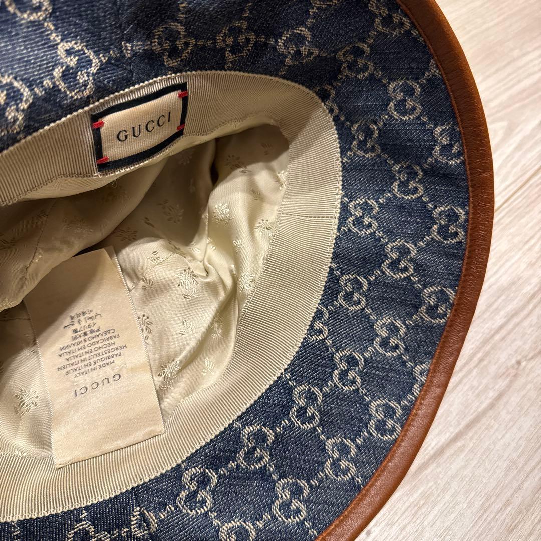 GUCCI GGパターン バケットハット サイズL