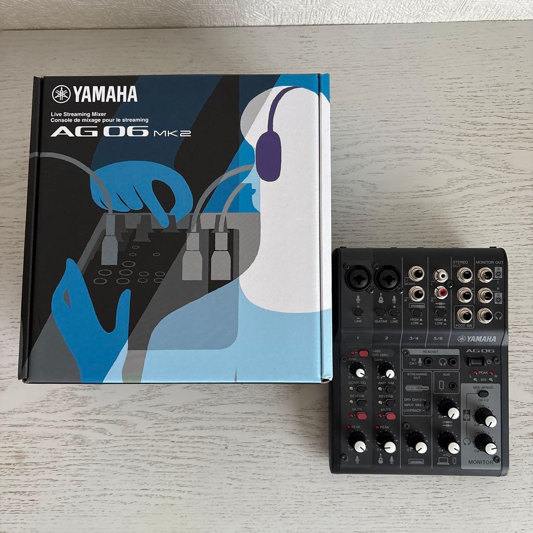 【大幅値下げ！】YAMAHA AG06MK2 ライブ配信ミキサー