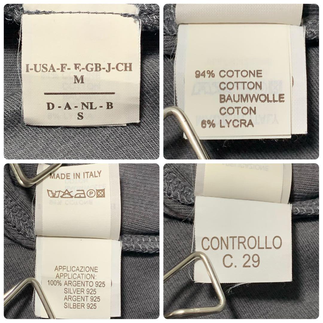 希少✨ブルネロクチネリ カットソー シルバービジュー チャコールグレー