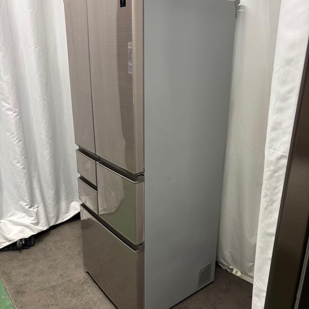 116　設置無料　冷蔵庫　SHARP　500-600ℓ　大型　安い　フレンチドア