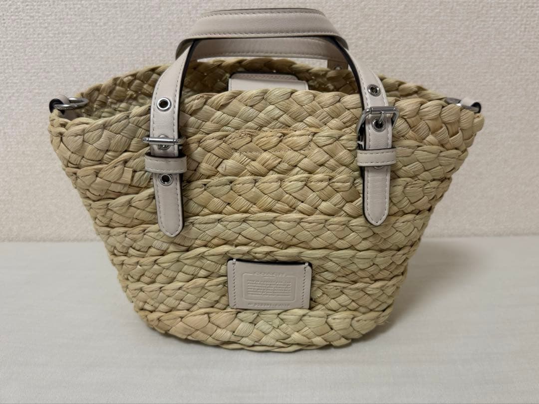 COACH CJ519 2WAY カゴバッグ ショルダーバッグ ハンドバック