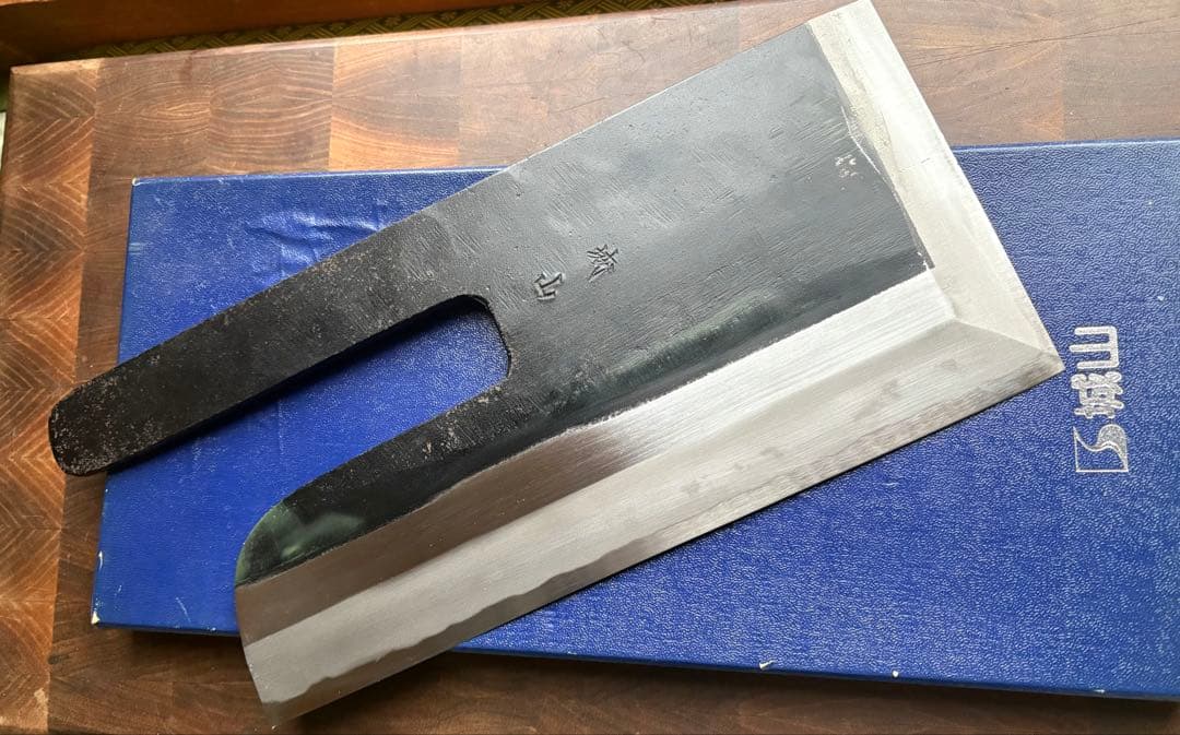 堺打刃物　城山刃物　麺切り　270mm 9寸　包丁　蕎麦切り　和包丁　白鋼